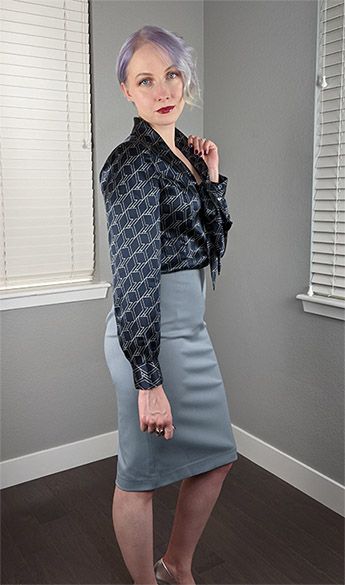 Silk Sequel: Another Attempt at Style Arc Tiffany Blouse