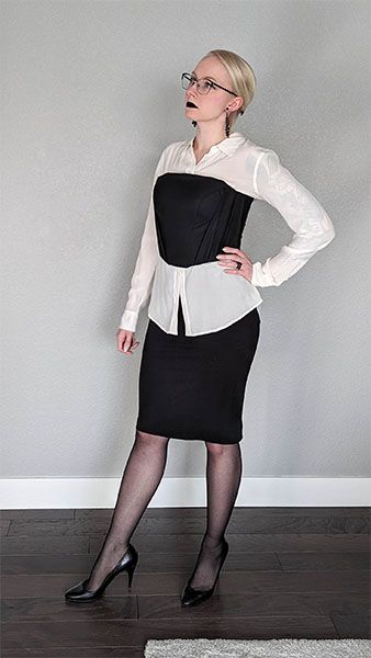 Business Casual Corset Top