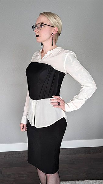 Business Casual Corset Top